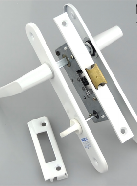 塑钢平开门把手锁 6325型室内门锁 厕所反锁门锁老式平开门执手锁