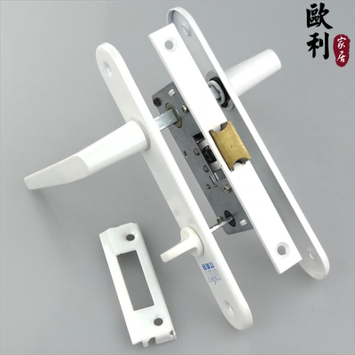 塑钢平开门把手锁 6325型室内门锁 厕所反锁门锁老式平开门执手锁