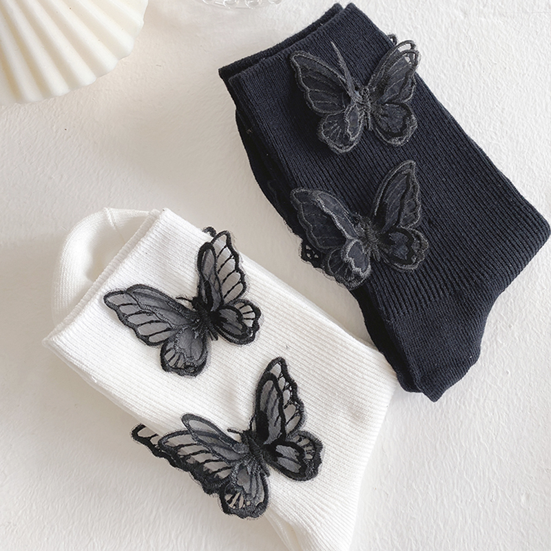 袜子春夏中筒日系立体