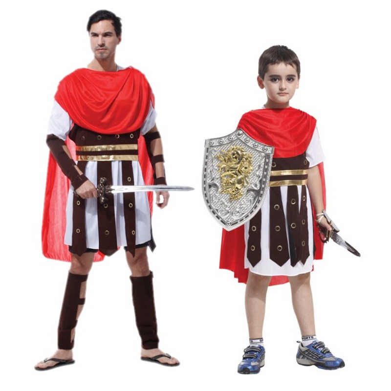 成人儿童古罗马衣服披风表演服