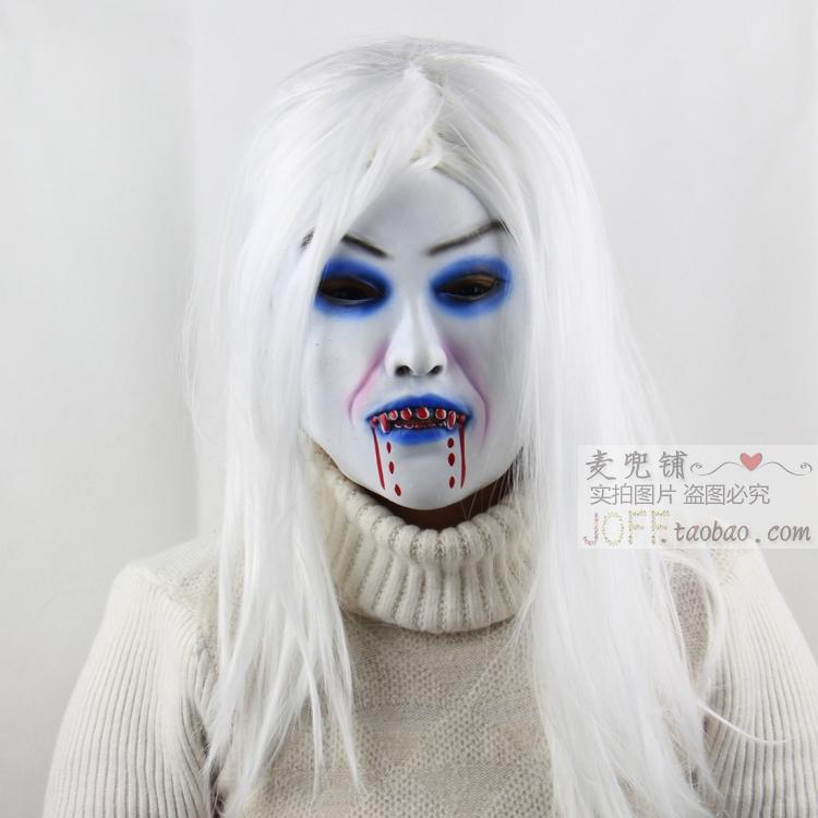万圣节化妆舞会鬼面具乳胶头套