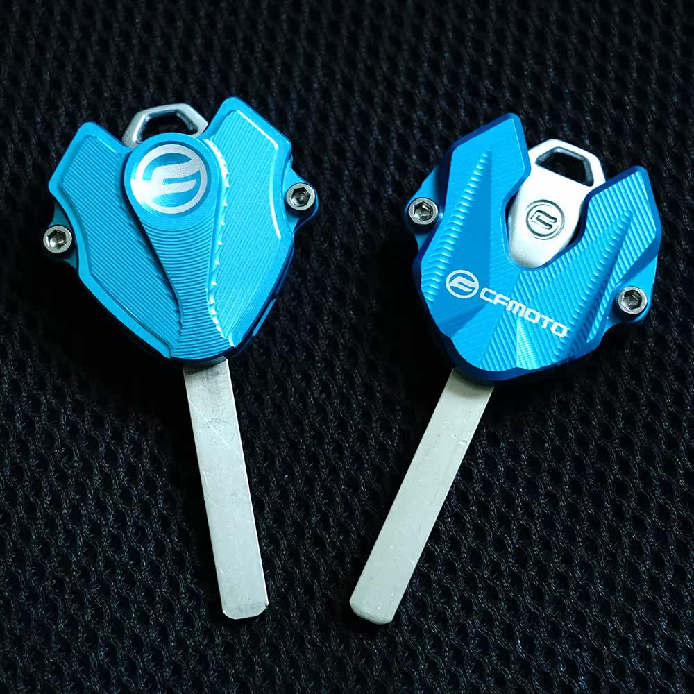 450sr适用春风250sr单摇臂my22改装钥匙盖700clx锁匙外壳800mt套