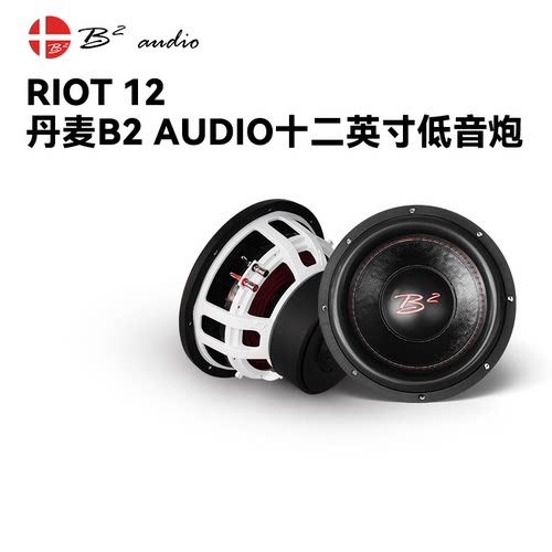 丹麦B2 AUDIO汽车超重无源低音炮RIOT 12 V3 D4十二英寸大功率