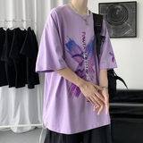 涂鸦印花短袖T恤男潮牌潮牌ins夏季新款情侣上衣T2299-P28，男装T恤，电商B289