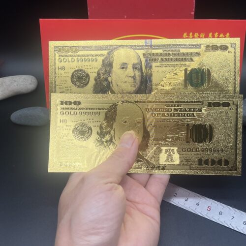 金箔100美国外国防钱币各国外币