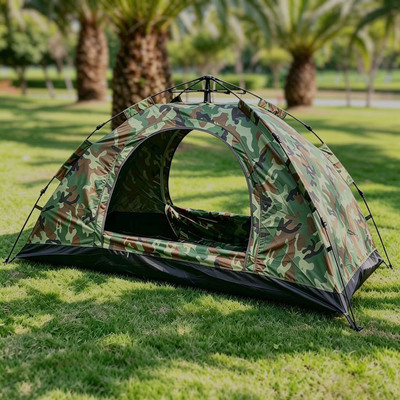 单人自动帐篷一键速开，体积小