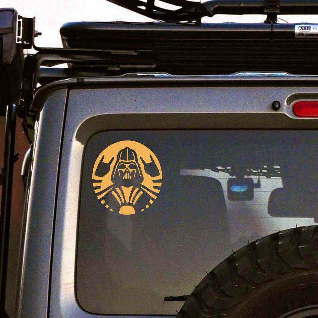 星球大战汽车贴纸车窗装饰划痕遮挡防水防晒反光摩托车电动车贴花