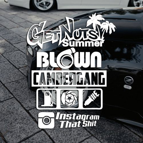 定制后挡风玻璃改装防水潮牌车贴