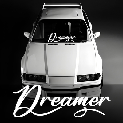 梦想家Dreamer签名车贴纸