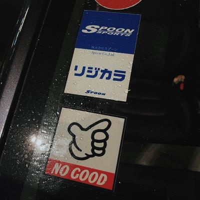 Spoon挡风玻璃静电贴纸