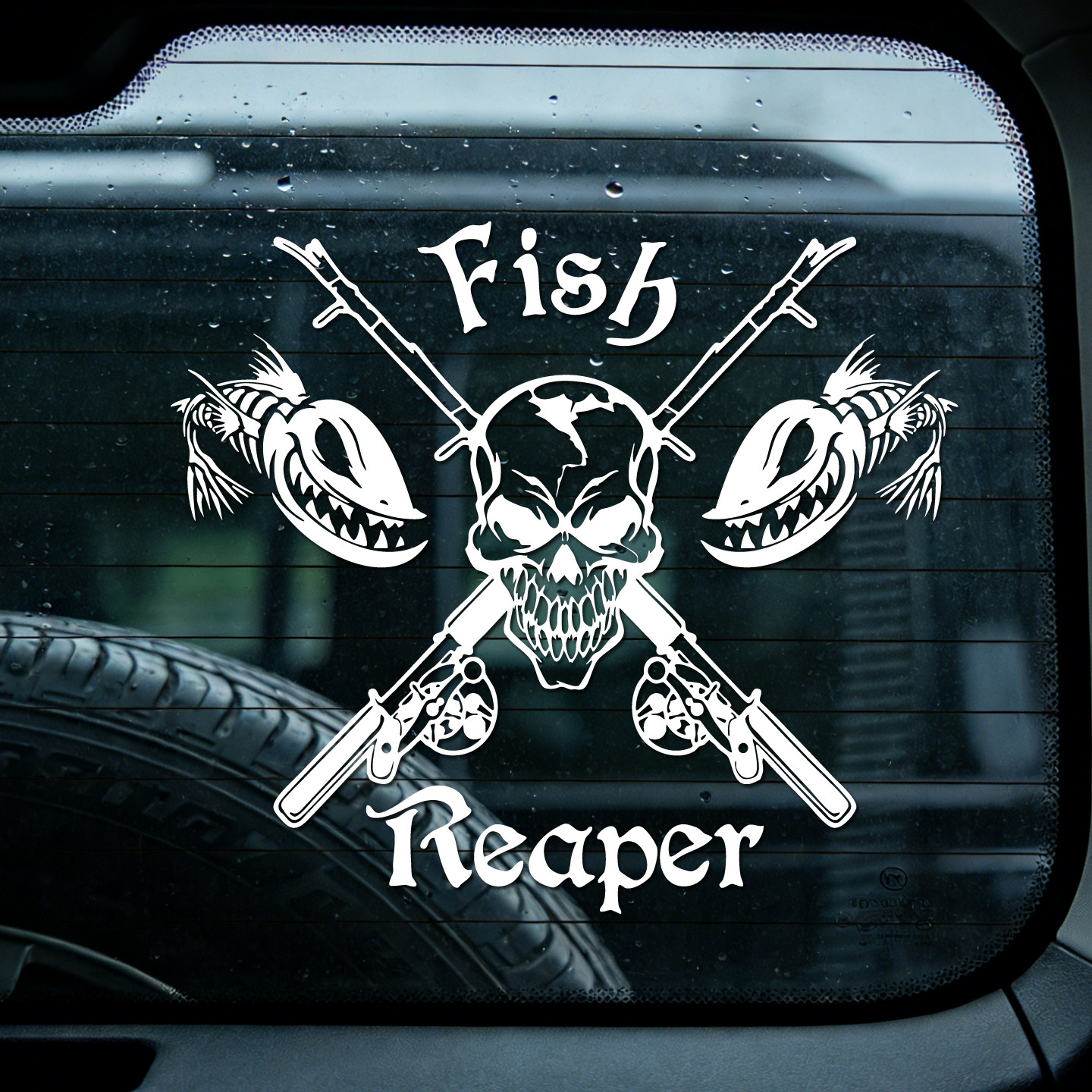 FishReaper死神钓手车贴