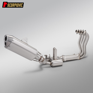 张雪500RR双通道阀门盒子前段排气管原厂外观尾段 全段排气管改装