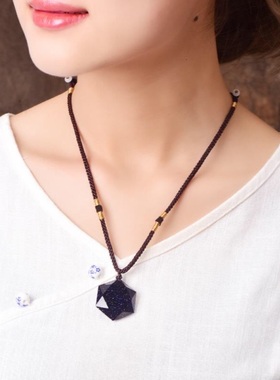 吊坠水晶项链日韩时尚饰品送女友