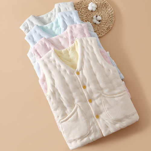 成人冬季手工纯棉花马甲棉背心