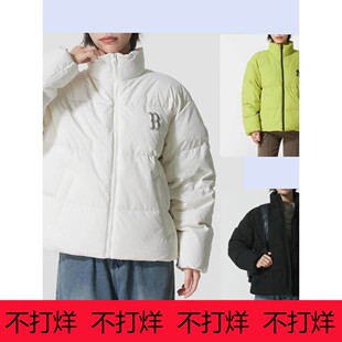 MLB男女25冬新户外时尚休闲NY防寒短款立领鹅绒羽绒服3ADJB5056