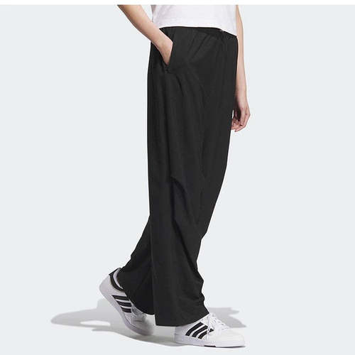 阿迪达斯adidas舒爽宽松休闲清风运动裤秋女弹力梭织长裤 KC0091