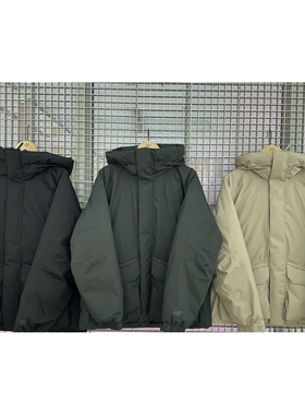 New Balance Grey男女鹅绒连帽保暖羽绒防泼水宽松外套NPE48111