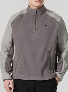 Nike/耐克正品新款男士摇粒绒跑步健身立领卫衣套头衫FV9964-289