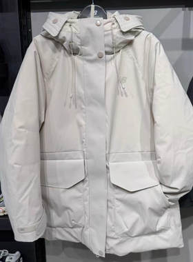 New Balance 25年冬款NB女子运动鸭绒工装连帽羽绒服AWJ54307
