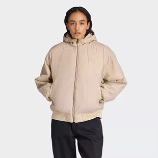 阿迪达斯三叶草宋雨琦同款双面领运动保暖棉服女冬KC8421 KC1686