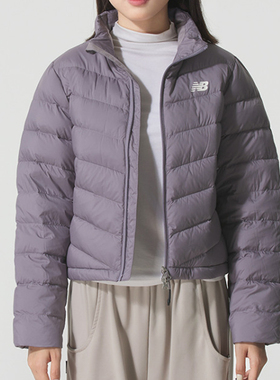 New Balance25年冬款NB女子运动鸭绒短款轻薄立领羽绒服NPF44032