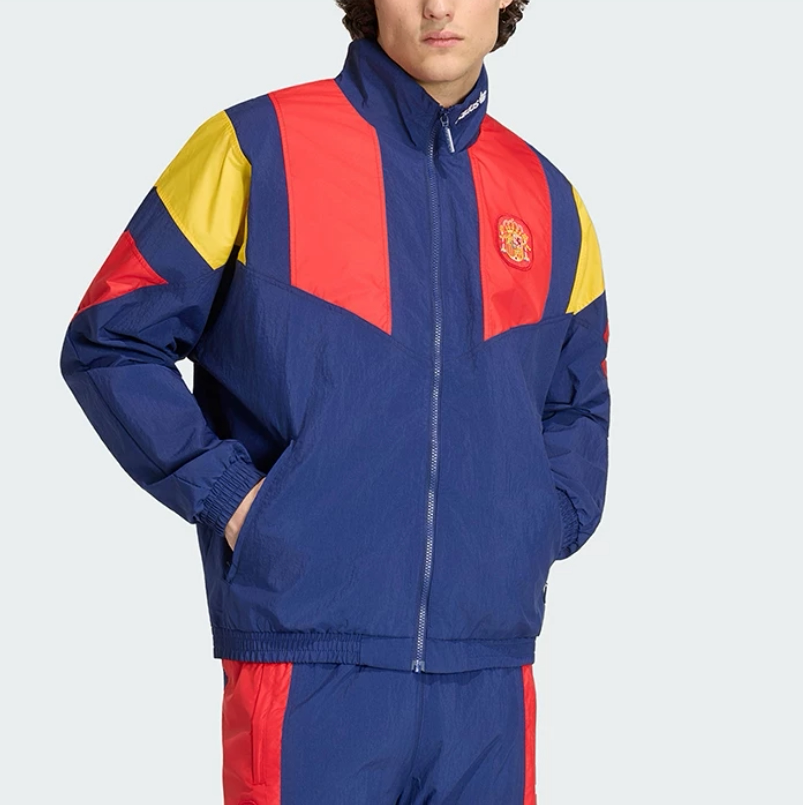 阿迪达斯正品三叶草男士运动立领拉链长袖夹克外套KG2575/KG2287