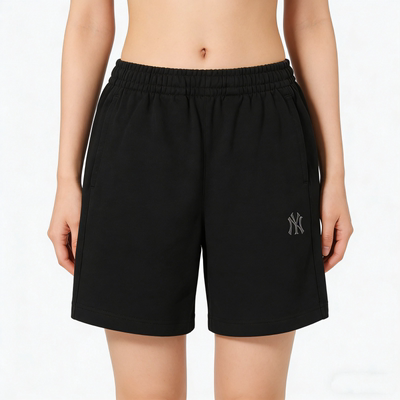 MLB情侣26款短裤男女NY小标宽松针织五分裤休闲运动裤3ASPB0163