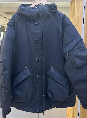 New Balance男女连帽保暖羽绒服25冬鹅绒外套NPF48042 NPF48021