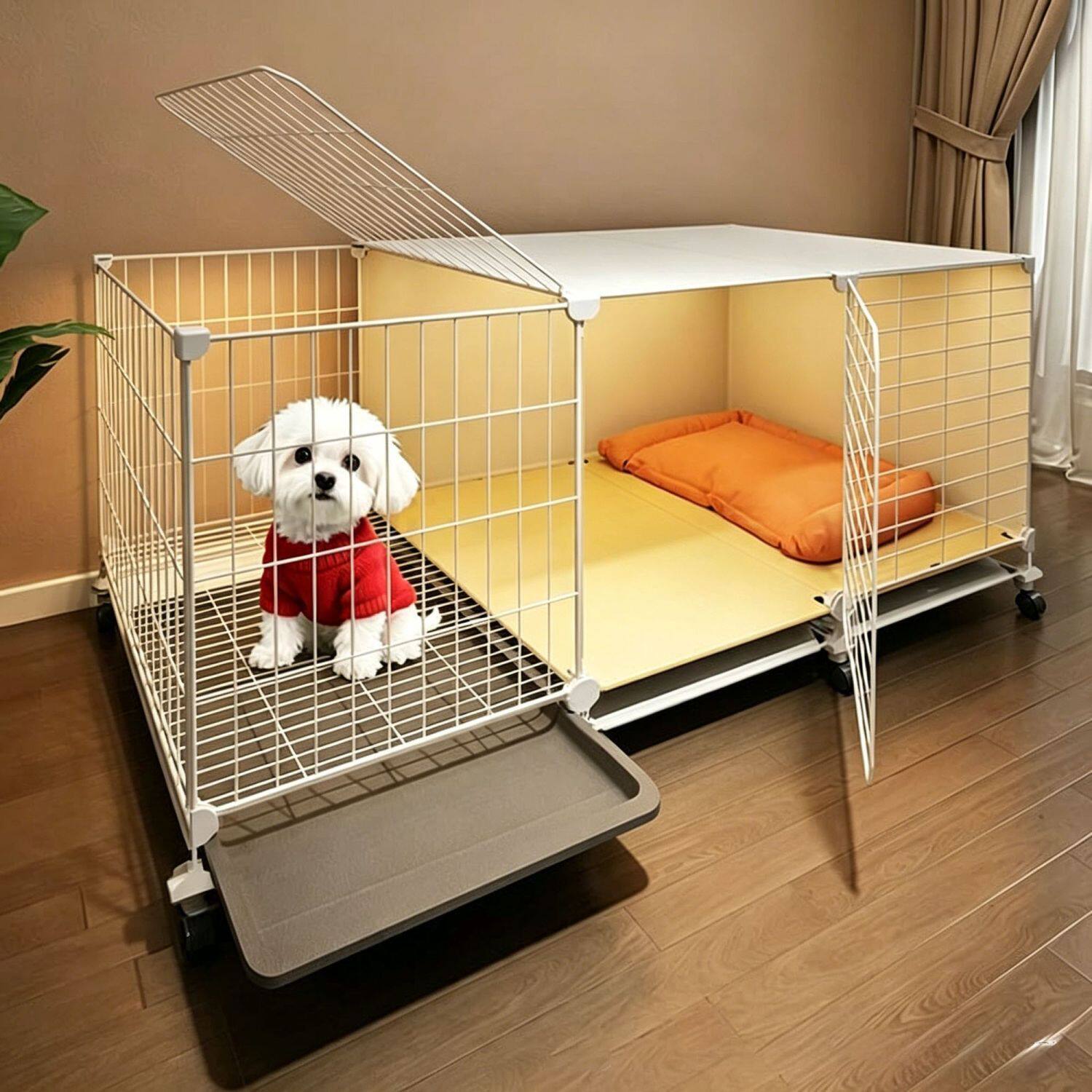 狗笼子小型犬专用带厕所分离