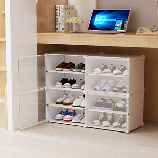 宿舍简易鞋架入户小窄门口家用多层室内好看多层出租房用塑料鞋柜