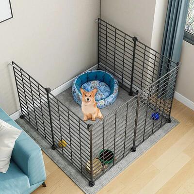 宠物围栏狗笼护栏铁小型犬