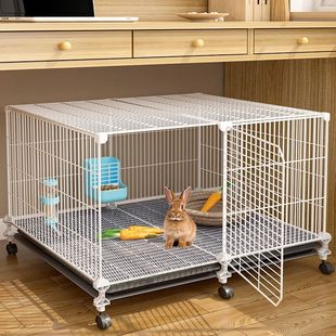 兔笼子家用大号荷兰猪豚鼠笼子小间隙防越狱小宠适用小鸡小鸭笼子