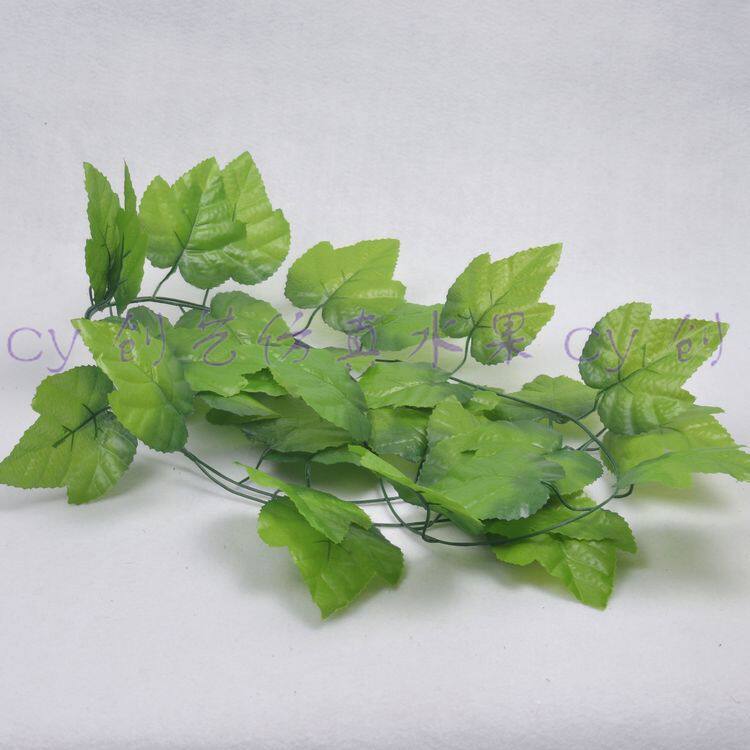 仿真葡萄藤假绿叶藤条爬山虎花藤蔓藤园艺造景管道遮挡吊顶装饰品