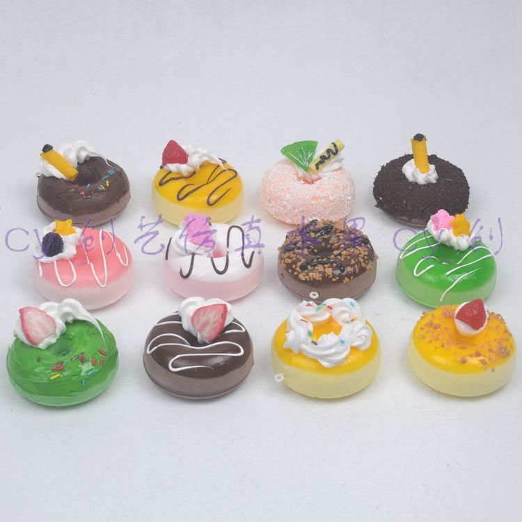 仿真面包糕点水果甜甜圈食品模型拍摄道具店铺装饰品展示烘焙摆件