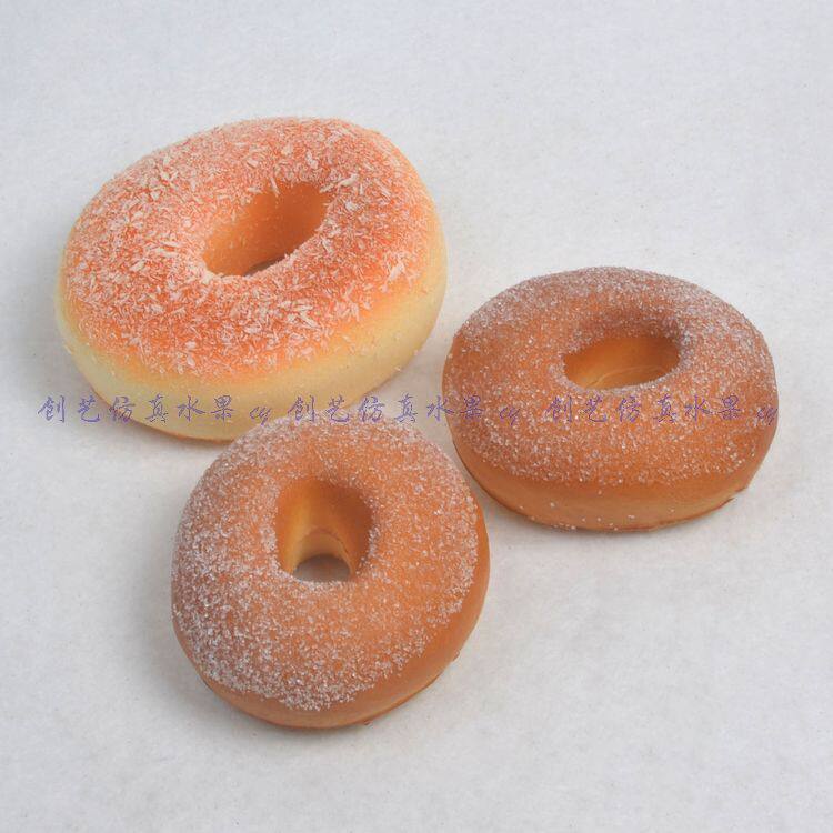 仿真甜甜圈面包甜品糕点食物模型橱窗展示装饰品摄影道具烘焙摆件