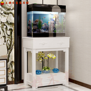 简约花架子花盆架多层鱼缸架子底柜实木置物架底座桌子客厅落地式