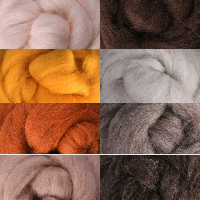 自由鸟羊毛条手工材料戳戳乐毛毡肤色棕色自然色新西兰进口考力代,居家布艺,缝纫DIY材料套装,淘宝优惠券,粉丝福利购,淘宝优惠卷