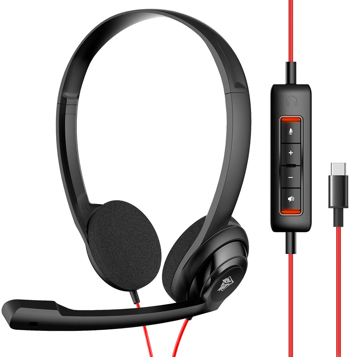 NUBWO/狼博旺HW02 TYPE-C双边轻便有线话务耳机电脑台式商务办公,3C数码配件,耳机支架,淘宝优惠券,粉丝福利购,淘宝优惠卷