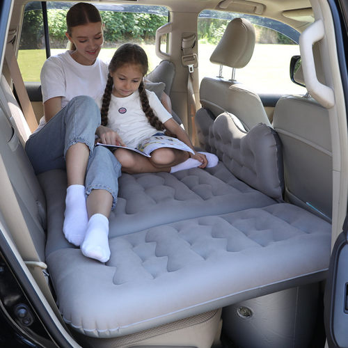 Inflatable Car Air Mattress Bed- Thickened Camping Bed