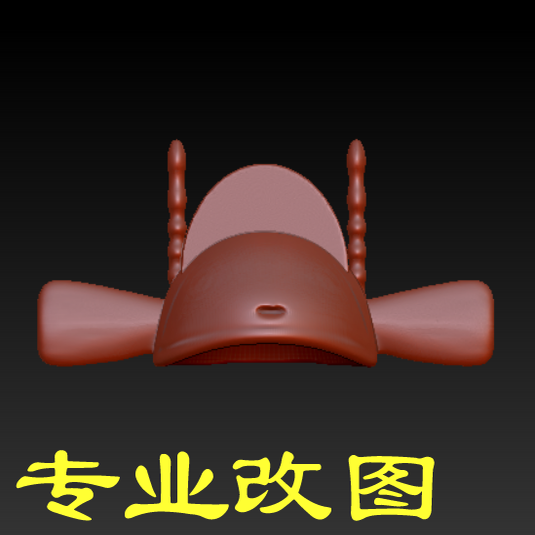 3D打印状元帽STL立体图圆雕图风水3D帽子STL古代帽子OBJ状元图
