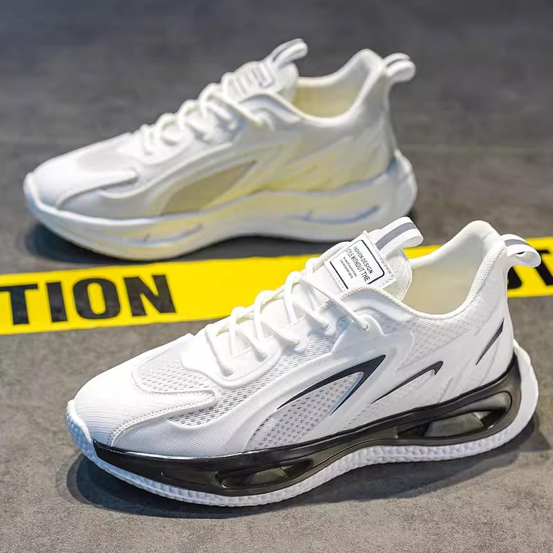 夏透气网面运动踩屎感防滑鞋