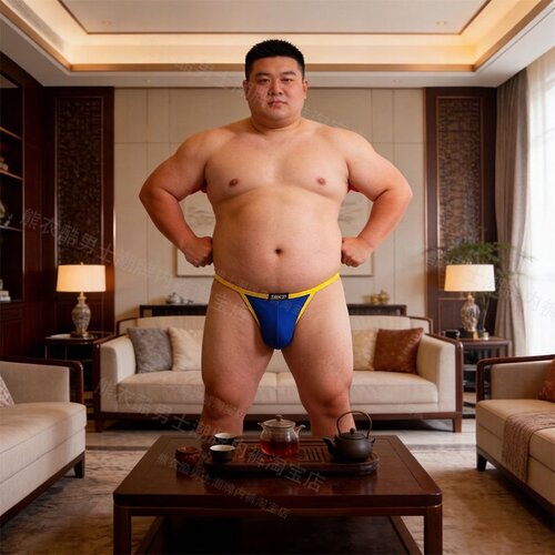 夏季男士性感三角裤大码胖子低腰