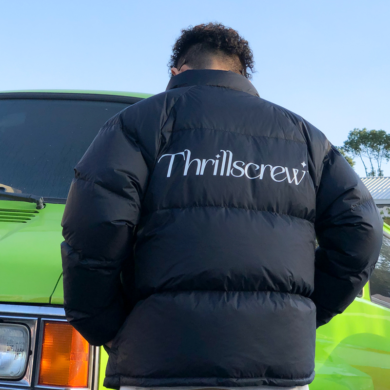 休闲羽绒服THRILLSCREW立领国潮