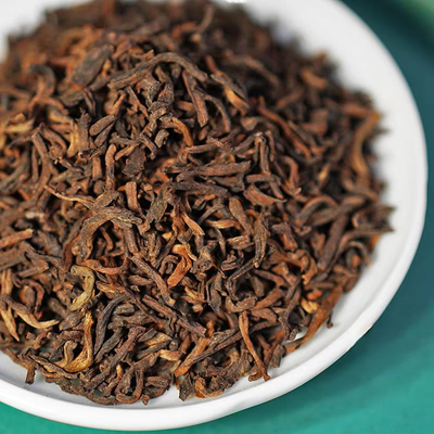 90年代 金针白莲 宫廷普洱熟茶150克 云南普洱熟茶散茶