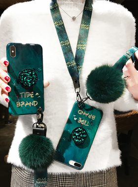 祖母绿iphonexsmax手机壳XR适用于苹果x潮牌7plus水钻8p支架11Pro