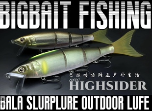 220 HIGHSIDER new BAIT 巴拉咕嗒户外 多节鱼大饵BIG deps