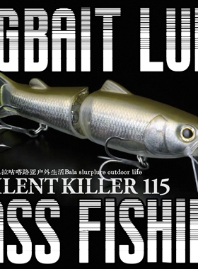 【巴拉咕嗒路亚】deps new SILENT KILLER 115 BIG BAIT路亚硬饵