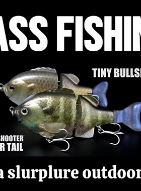 deps Tiny bullshooter SHUDDERTAIL 100型桨尾泳饵鲈鱼鳡鱼鲶鱼