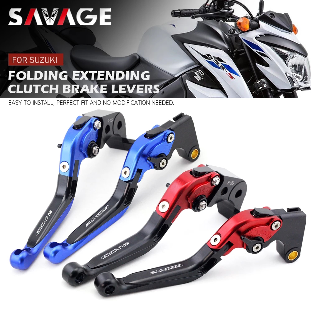 适用铃木GSXS750/950改装配件牛角刹车把防摔省力离合刹车手把