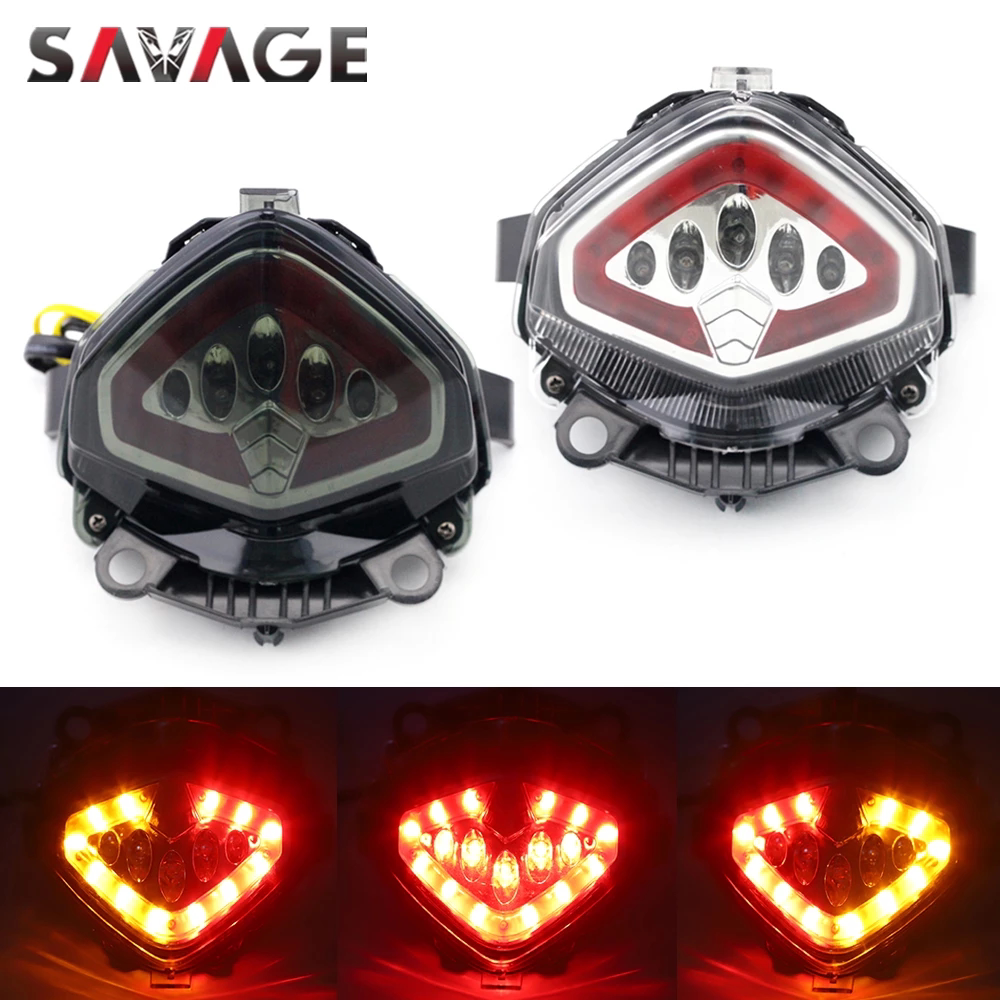 适用本田CBR500R CB500X改装摩托车LED后刹车灯尾灯带转向灯配件